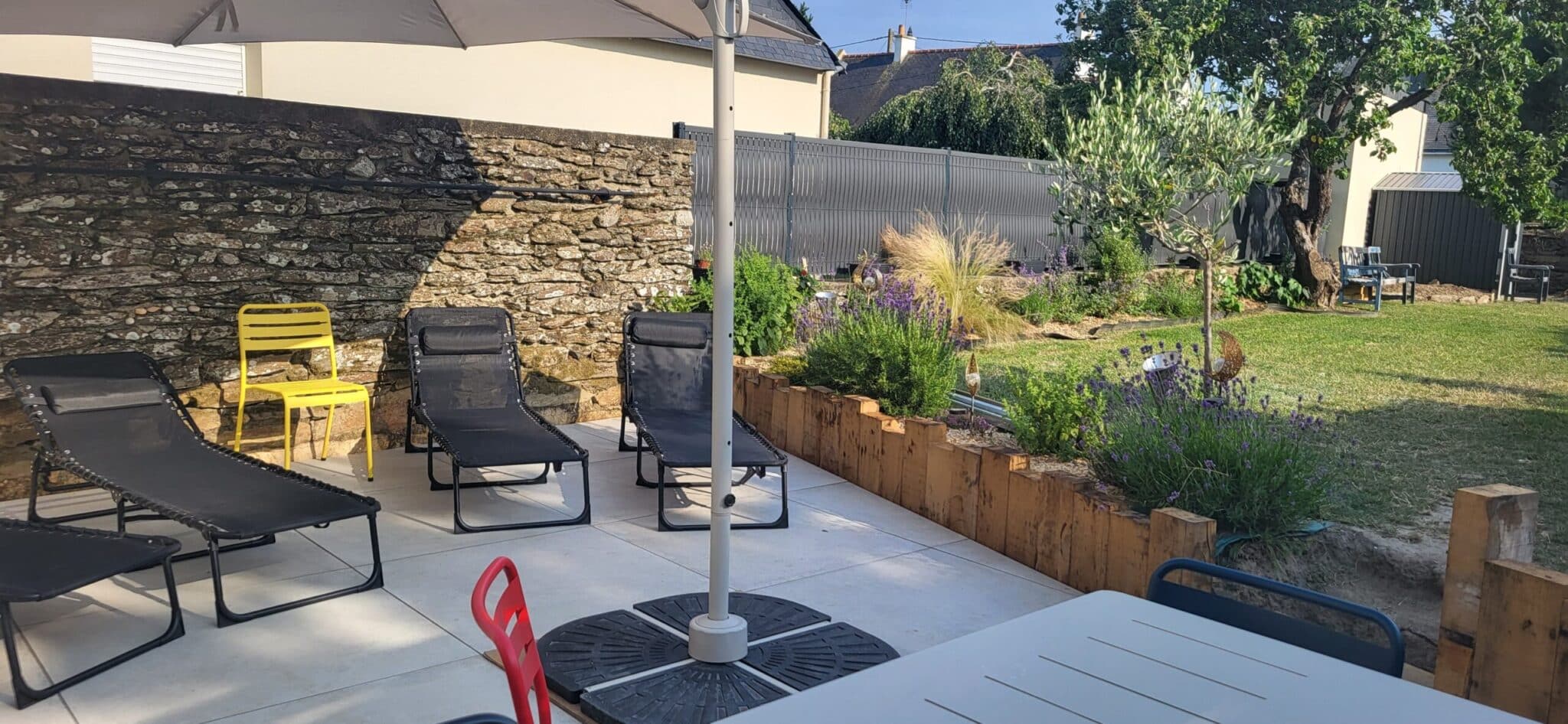 Le coin repos de la maison des vignerons