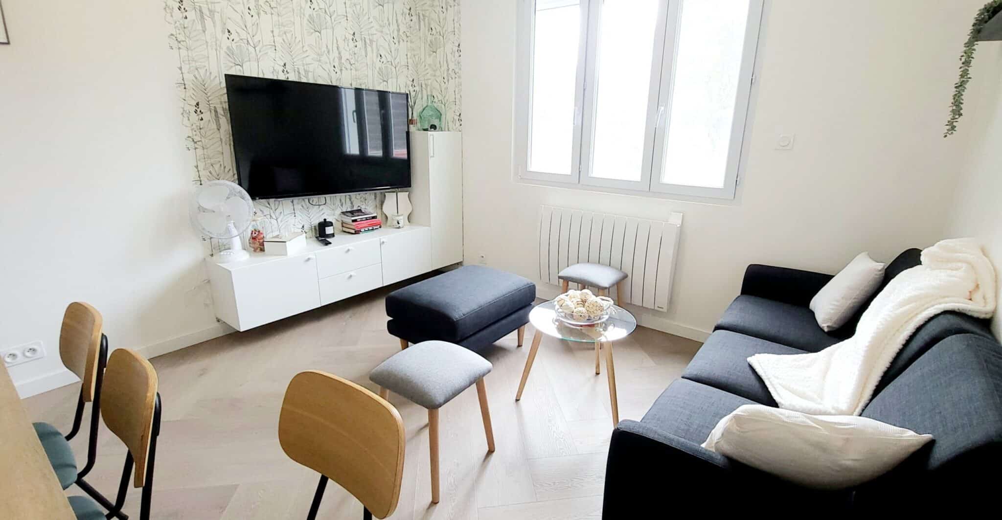 Le coin salon de la maison des vignerons damgan