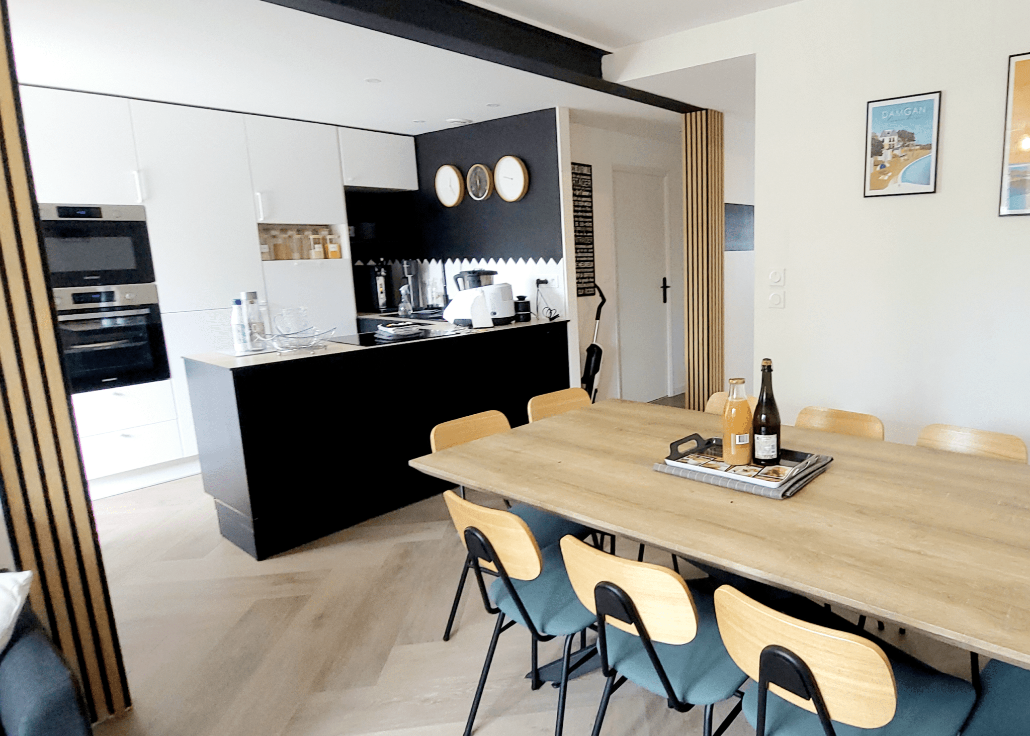 La salle à manger de la maison des vignerons damgan